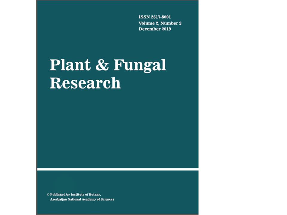“Plant & Fungal Research” beynəlxalq jurnalının 3-cü nömrəsi çapdan çıxıb