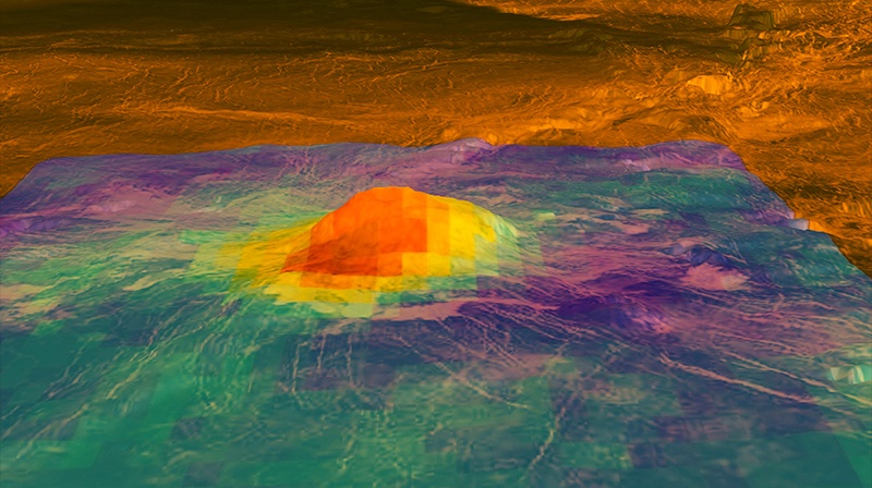 На Венере впервые обнаружены признаки активного вулканизма