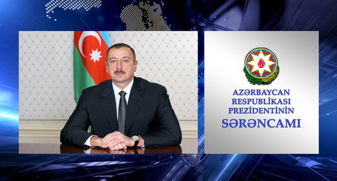 Распоряжение Президента Азербайджанской Республики o награждении Х.Б.Юсифзаде орденом «Гейдар Алиев»