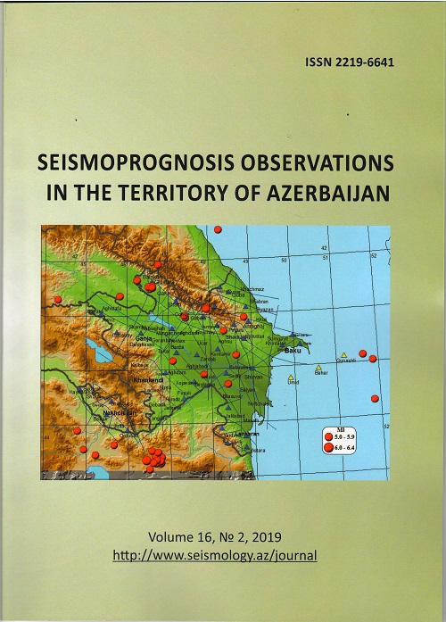 Published new edition of the journal “Seismoprognosis observations in the territory of Azerbaijan”