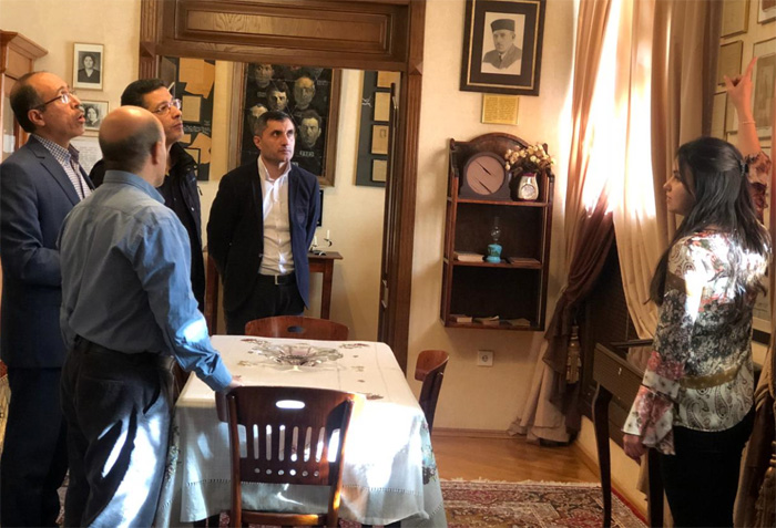 Турецкие ученые посетили Дом-музей Гусейна Джавида