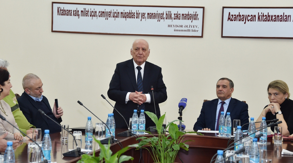 В Национальной библиотеке состоялась презентация книг Института истории, изданных на иностранных языках по инициативе Президента Ильхама Алиева