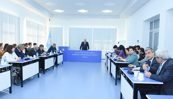A meeting with finalist-students of "Scientists of the Future" competition