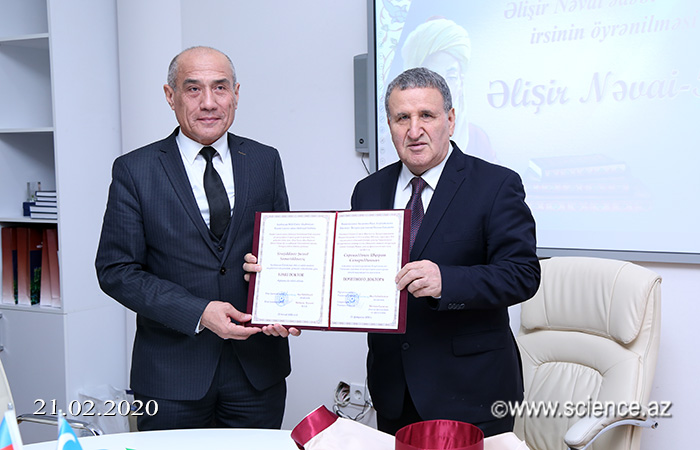 Uzbek scientist was elected honorary doctor of the Institute of Literature