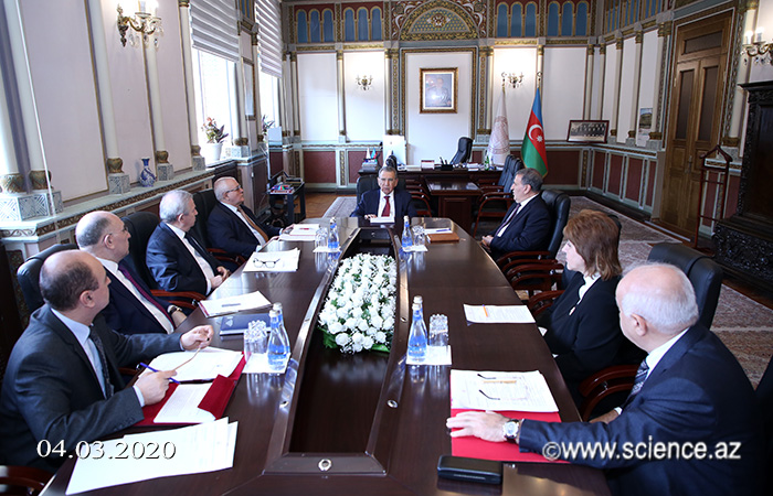 The meeting of the Presidium of ANAS
