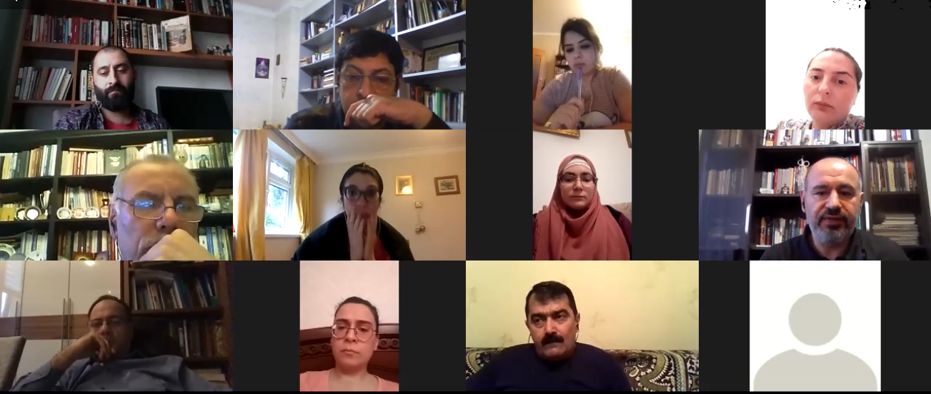 An online video conference of Azerbaijani archaeologists