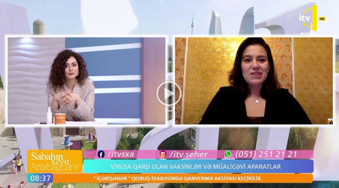 Молодой ученый ИМББ рассказала на İctimai TV о лекарствах и вакцинах против коронавируса