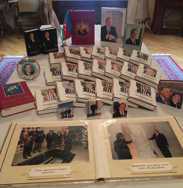 Opened an exhibition dedicated to the 97th birthday anniversary of national leader Heydar Aliyev