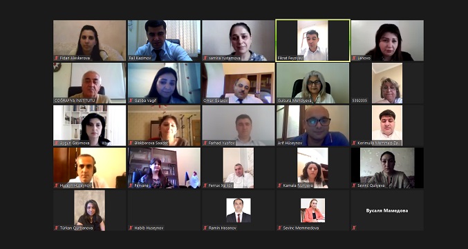 The next online meeting was held with the heads of the ANAS Education Departments