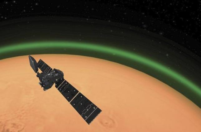 Astronomlar Marsın atmosferində oksigen işıqlanması qeydə alıblar