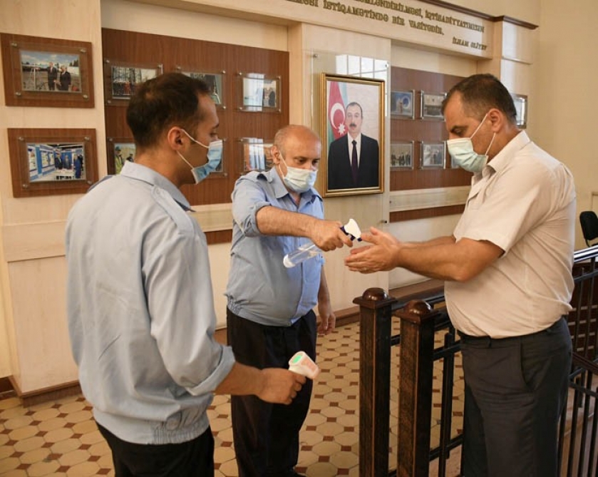 Neft-Kimya Prosesləri İnstitutunun binası yenidən dezinfeksiya olunub