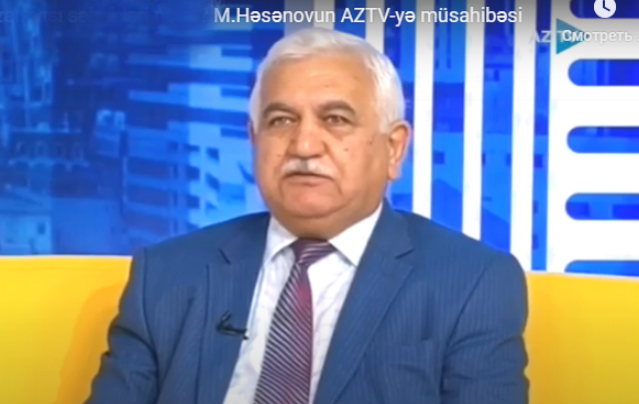 The geographer spoke about the problems related to the Kura River on Azerbaijani television