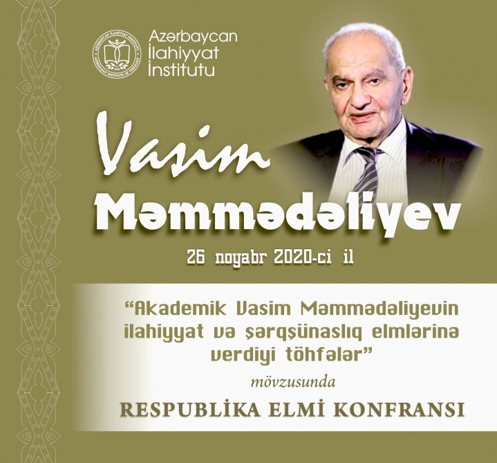 Akademik Vasim Məmmədəliyevin xatirəsinə həsr olunan konfrans keçiriləcək