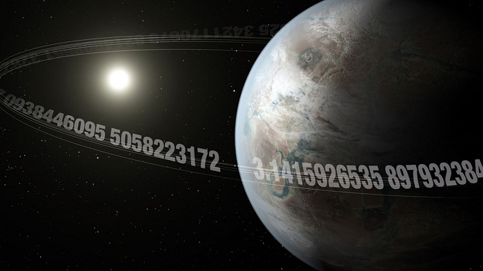 Earth-like planet discovered with an orbital period equal to pi