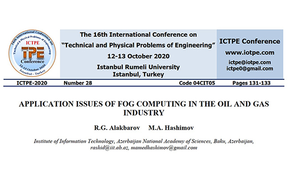 A paper on the oil and gas industry has released on the proceedings of the international conference
