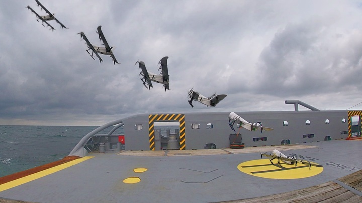 Gəmilərdən havaya buraxılan yeni hidrogen dron sınaqdan keçirilib