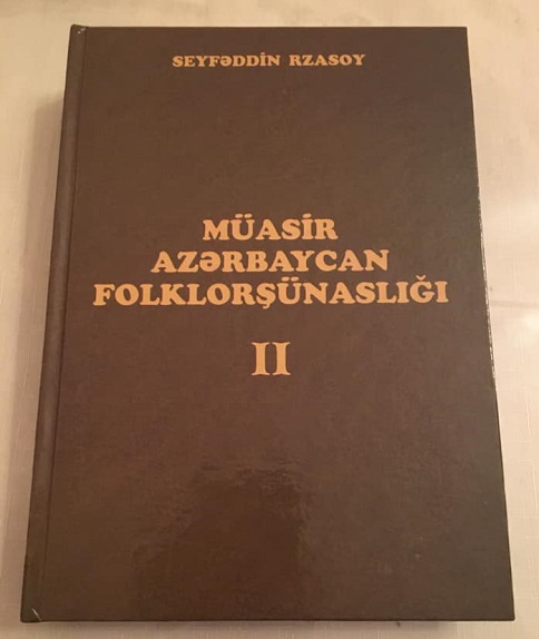 “Müasir Azərbaycan folklorşünaslığı” kitabının II cildi nəşr olunub