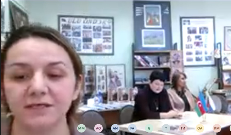 Nizami Muzeyinin əməkdaşı Moskvada keçirilən videokonfransda iştirak edib
