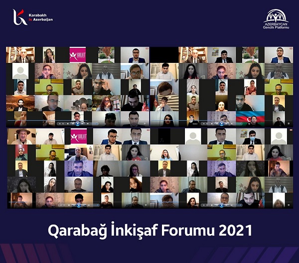 “Qarabağ İnkişaf Forumu – 2021” adlı onlayn tədbir keçirilib