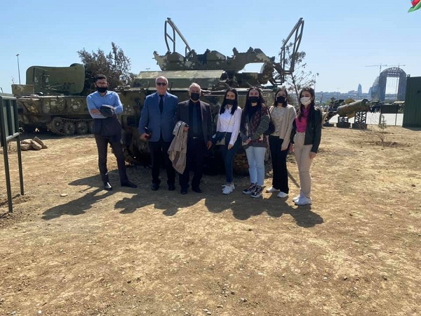 Employees of the Oil and Gas Institute visited the Military Trophy Park