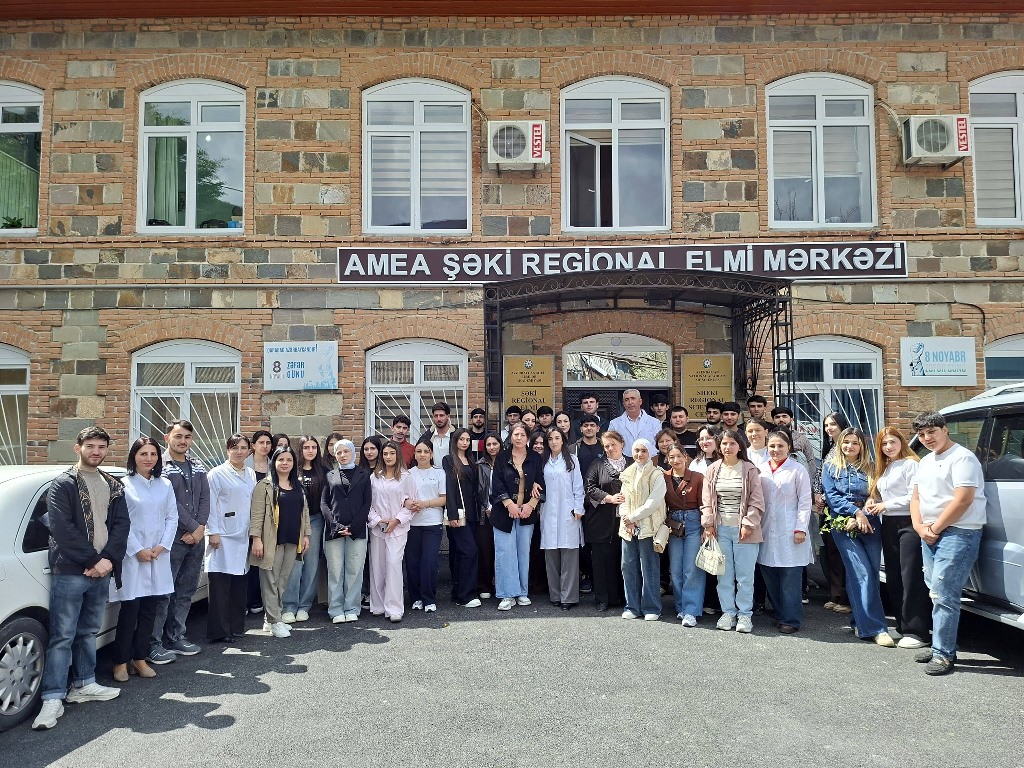 Mingəçevir Dövlət Universitetinin tələbə və müəllimləri Şəki Regional Elmi Mərkəzində elmi tədqiqatlara qoşulub