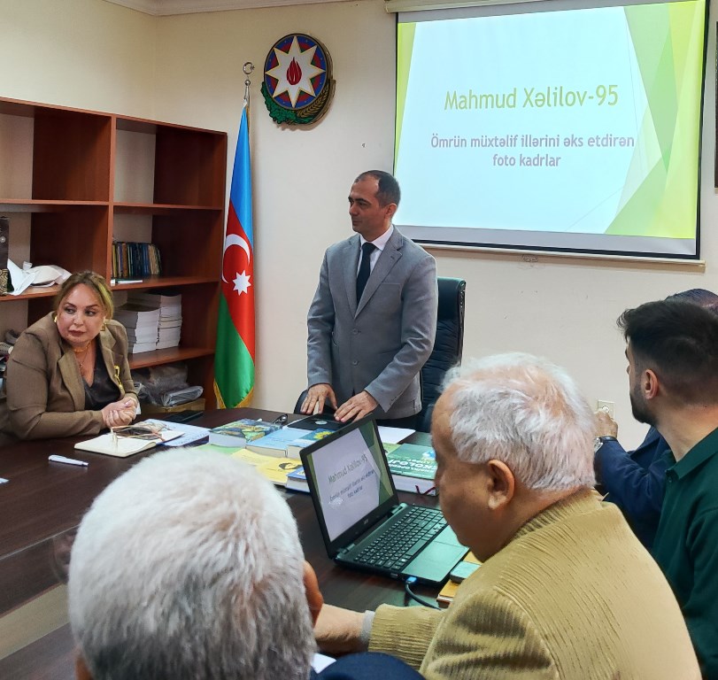 Coğrafiya İnstitutunda coğrafiya elmləri doktoru Mahmud Xəlilovun 95 illik yubileyi qeyd olunub