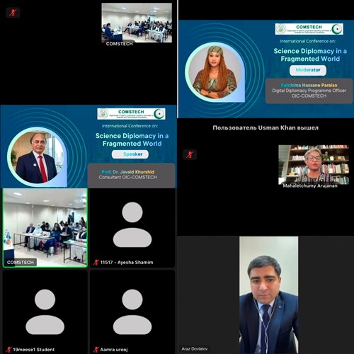 Kimya İnstitutunun əməkdaşları elm diplomatiyasına həsr olunmuş beynəlxalq onlayn tədbirdə iştirak ediblər