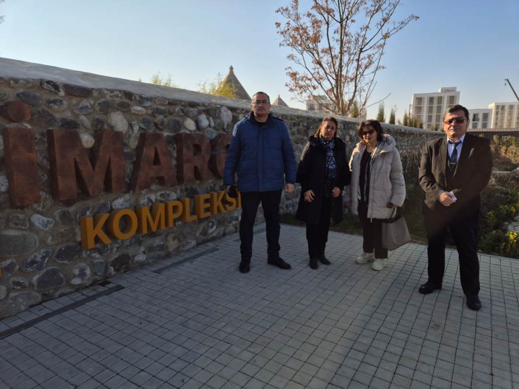Tədqiqatçı alimlər Ağdam şəhərindəki İmarət Kompleksində olublar