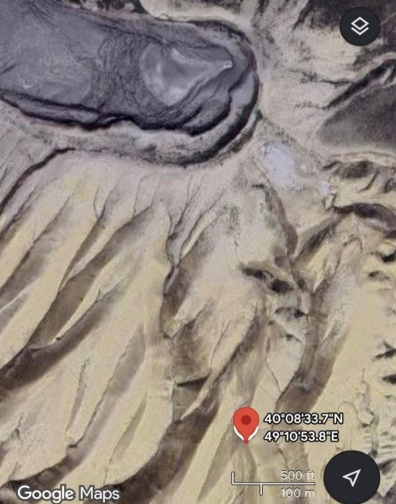 Coğrafiya İnstitutunun əməkdaşları Hacıqabul qəsəbəsi yaxınlığında aktivləşən palçıq vulkanını tədqiq ediblər