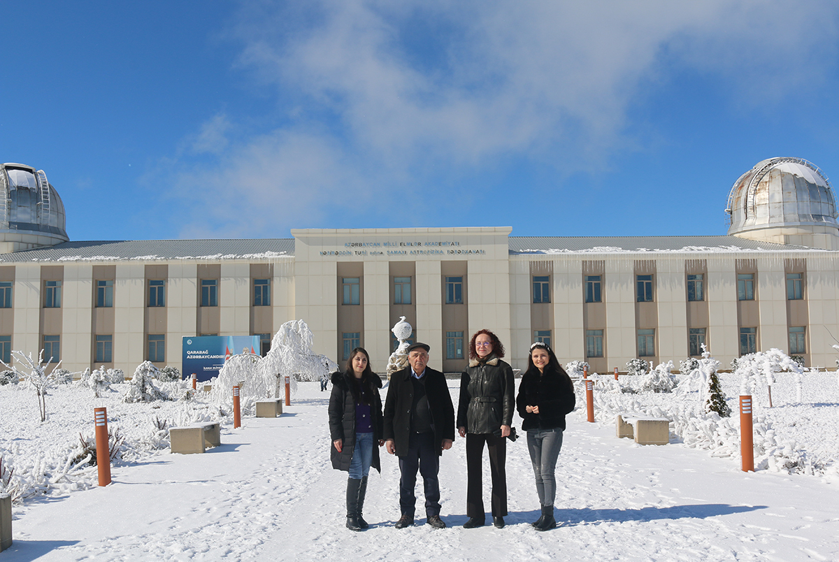 Estoniyalı astronom rəsədxanada ezamiyyətdə olub