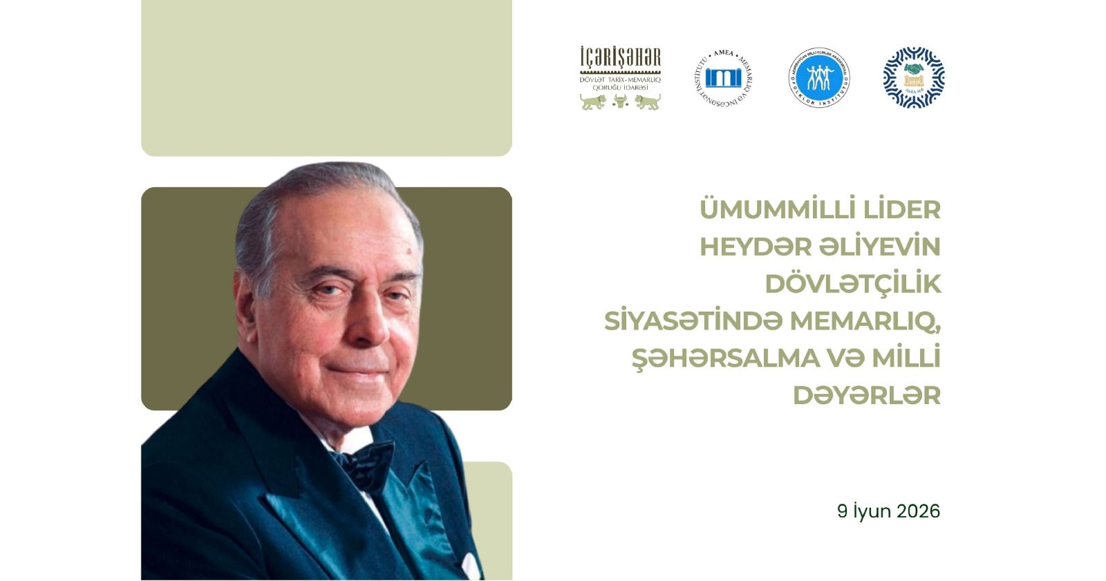 “Ümummilli Lider Heydər Əliyevin dövlətçilik siyasətində memarlıq, şəhərsalma və milli dəyərlər” mövzusunda birgə tədbir keçirilib