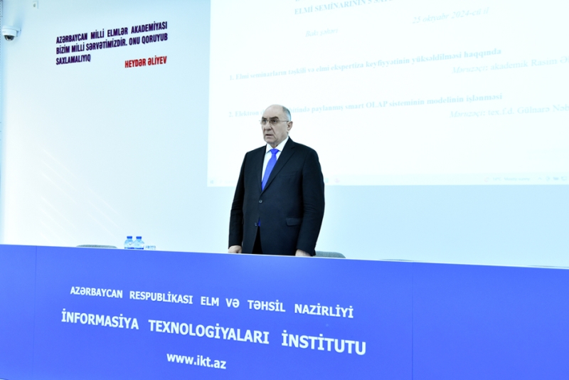 Academician Rasim Aliguliyev: “Works should be done to make more effective use of the scientific potential of the Institute.”