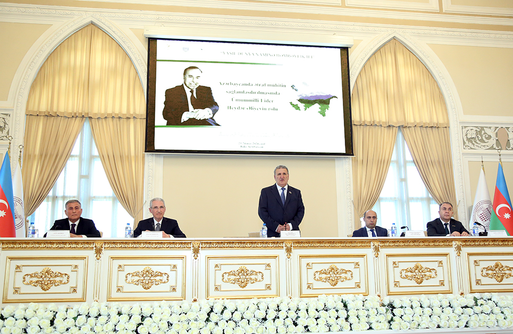 Scientific-practical conference titled “Role of National Leader Heydar Aliyev in the Improvement of the Environment in Azerbaijan” was held