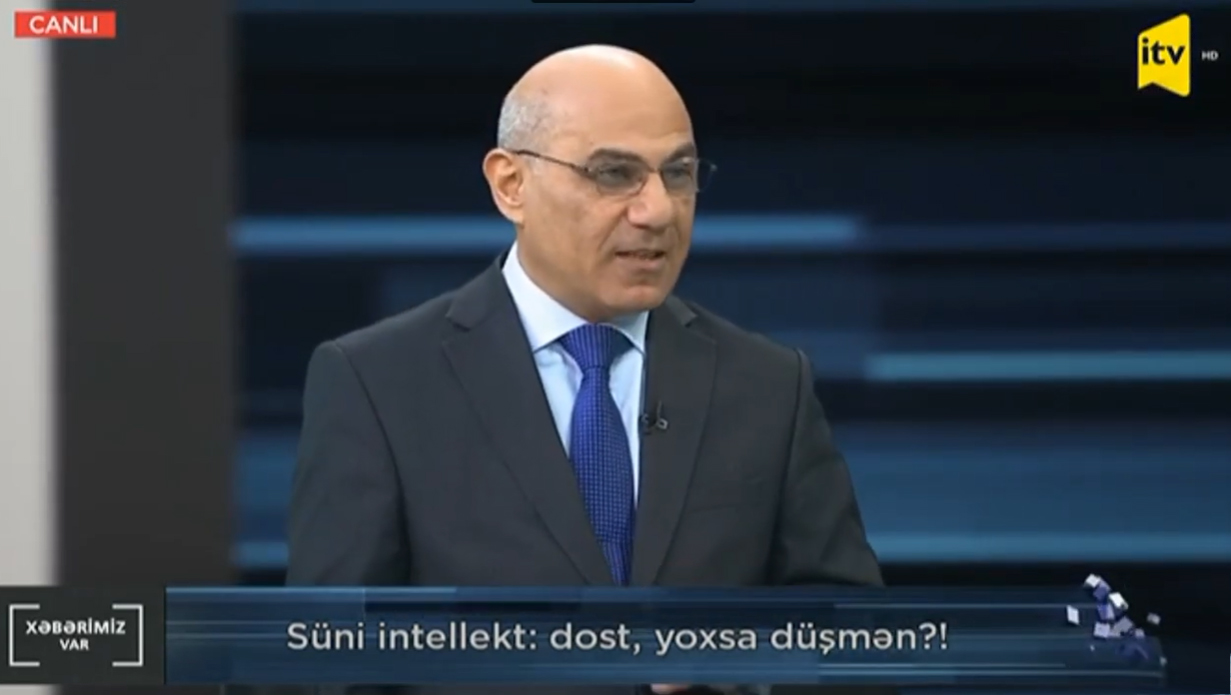 AMEA-nın müxbir üzvü Ramiz Alıquliyev İctimai Televiziyanın qonağı olub