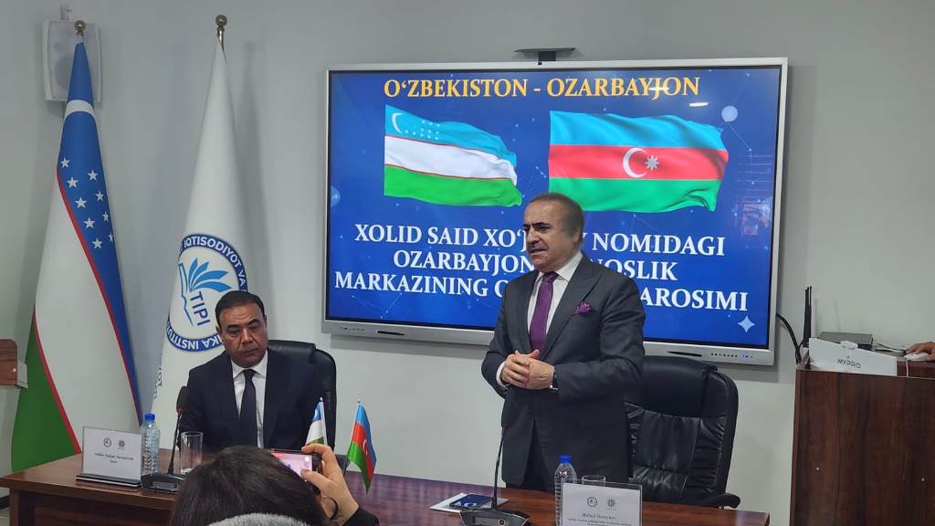 Академик Рафаэль Гусейнов выступил на церемонии открытия Центра азербайджановедения в Узбекистане