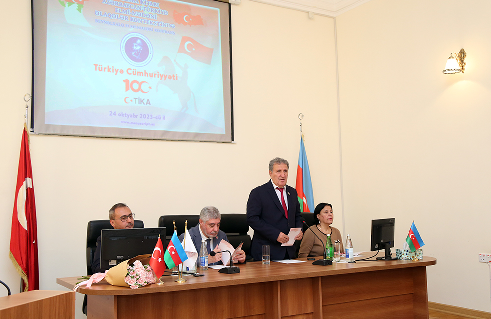 В НАНА состоялась международная конференция «Рукописная книга в контексте азербайджано-турецких научно-культурных связей»
