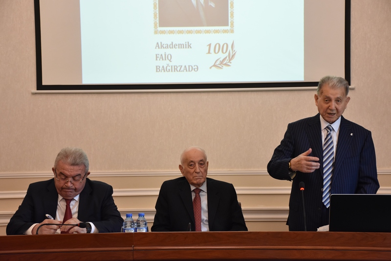 Akademik Faiq Bağırzadənin 100 illiyinə həsr edilmiş tədbir