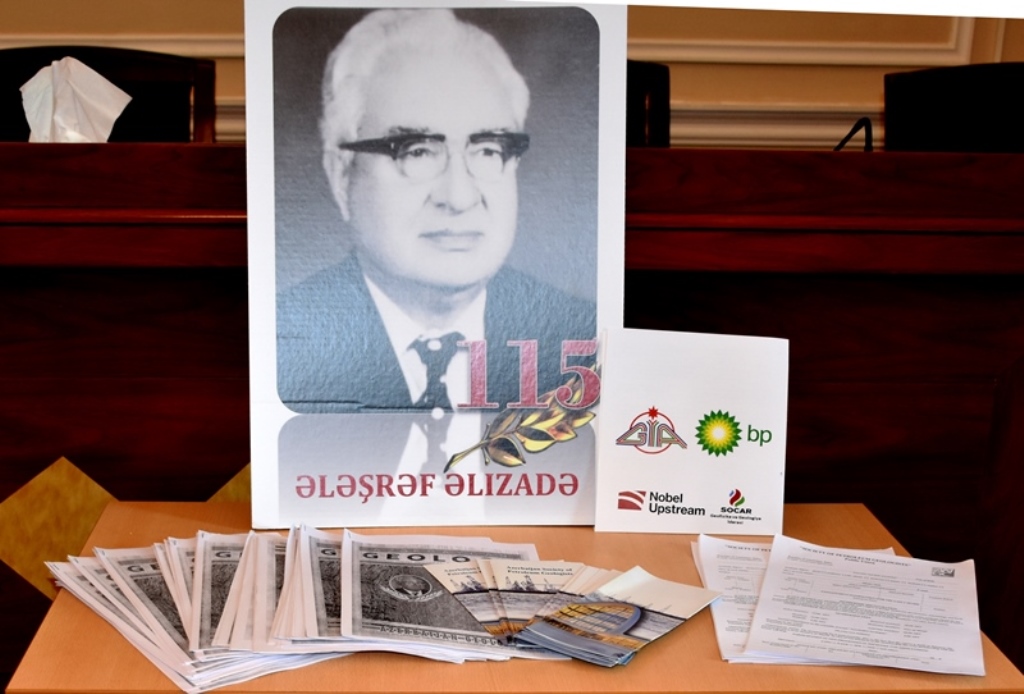 Geologiya İnstitutunda akademik Ələşrəf Əlizadənin 115 illik yubileyinə həsr edilmiş tədbir