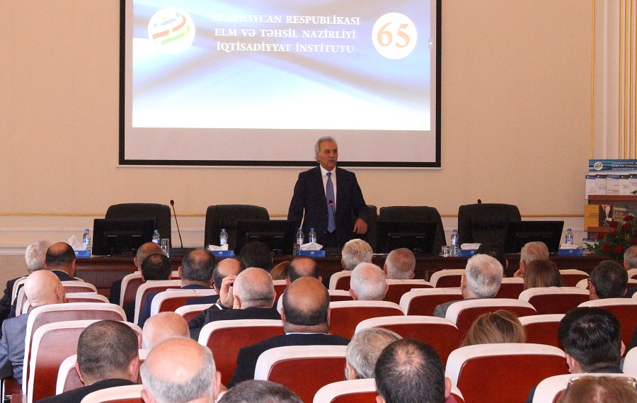 İqtisadiyyat İnstitutunun yaradılmasının 65 illiyi münasibətilə tədbir keçirilib