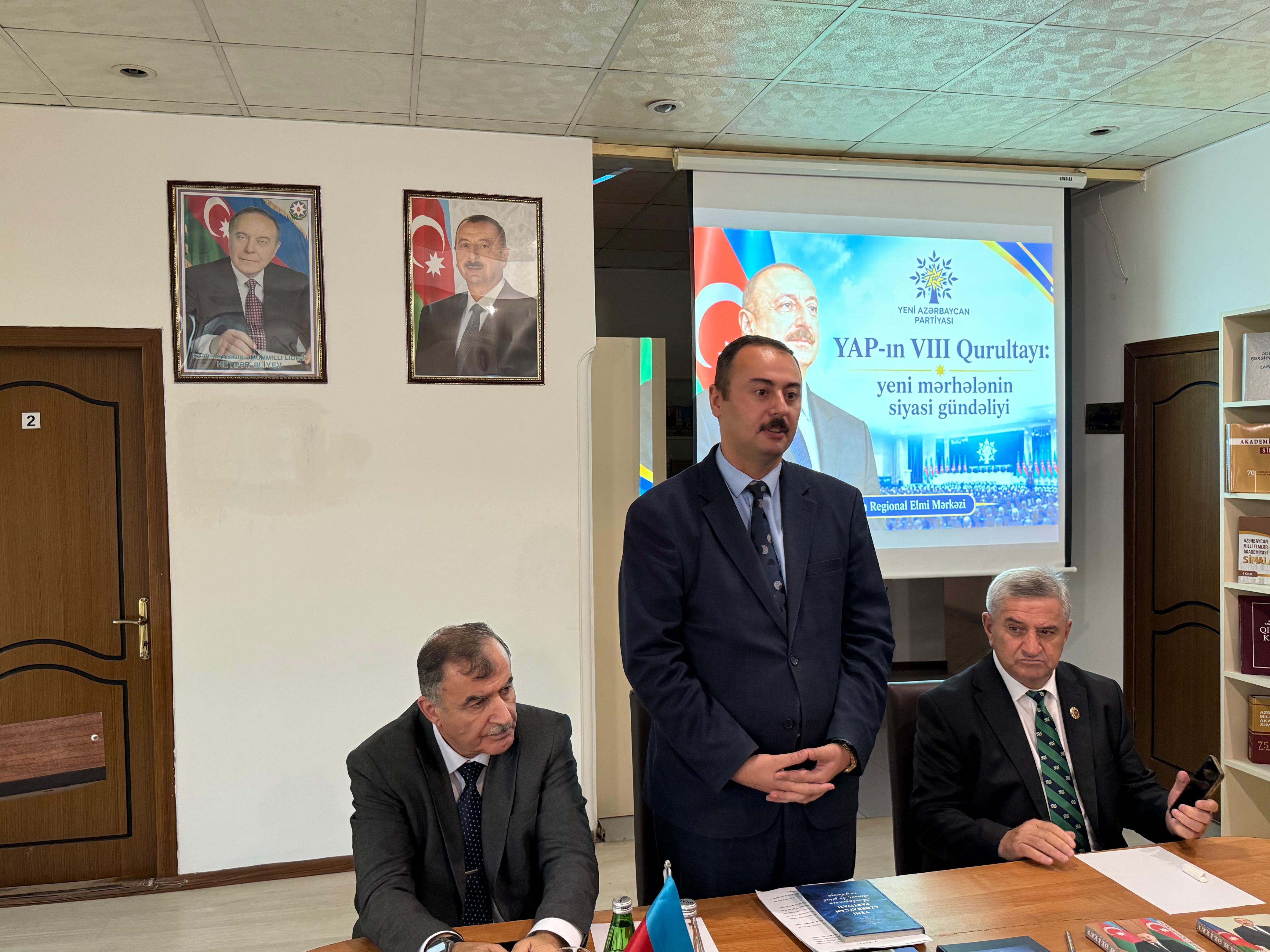 Lənkəran Regional Elmi Mərkəzində “YAP-ın VIII Qurultayı: yeni mərhələnin siyasi gündəliyi” adlı elmi seminar keçirilib