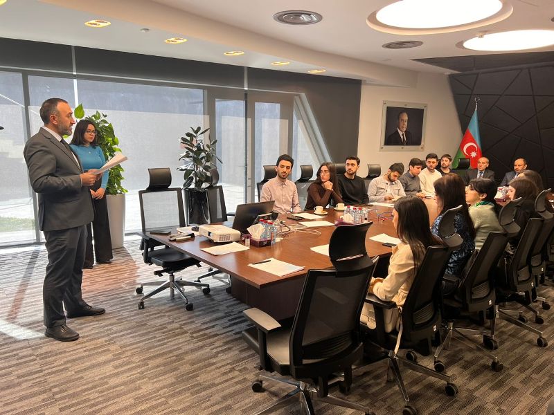 Geologiya və Geofizika İnstitutunun əməkdaşları Azərkosmosda olublar