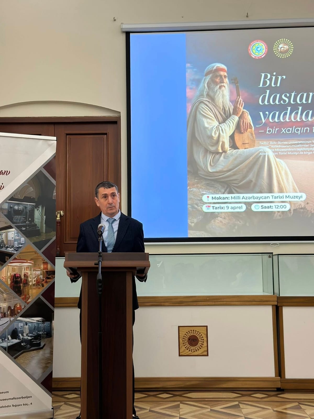 Folklor İnstitutunun alimi Milli Azərbaycan Tarixi Muzeyində məruzə edib