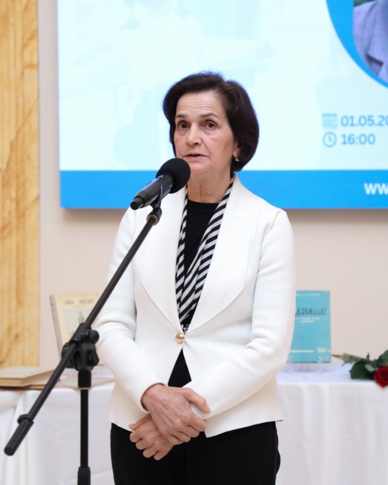 Folklor İnstitutunun əməkdaşı Əliyar Qarabağlının 125 illiyinə həsr olunan yubiley tədbirində çıxış edib