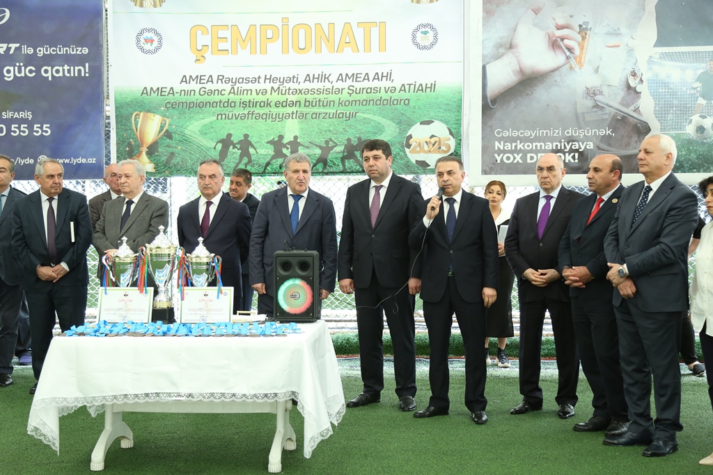 Ulu Öndərin anadan olmasının 102-ci ildönümü və AMEA-nın 80 illiyinə həsr edilmiş futbol turniri başa çatıb