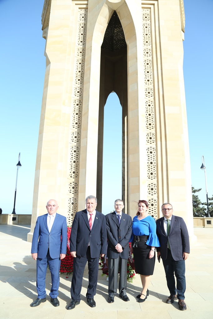 Nobel Prize laureate, honorary member of ANAS Aziz Sancar is on a visit to Azerbaijan