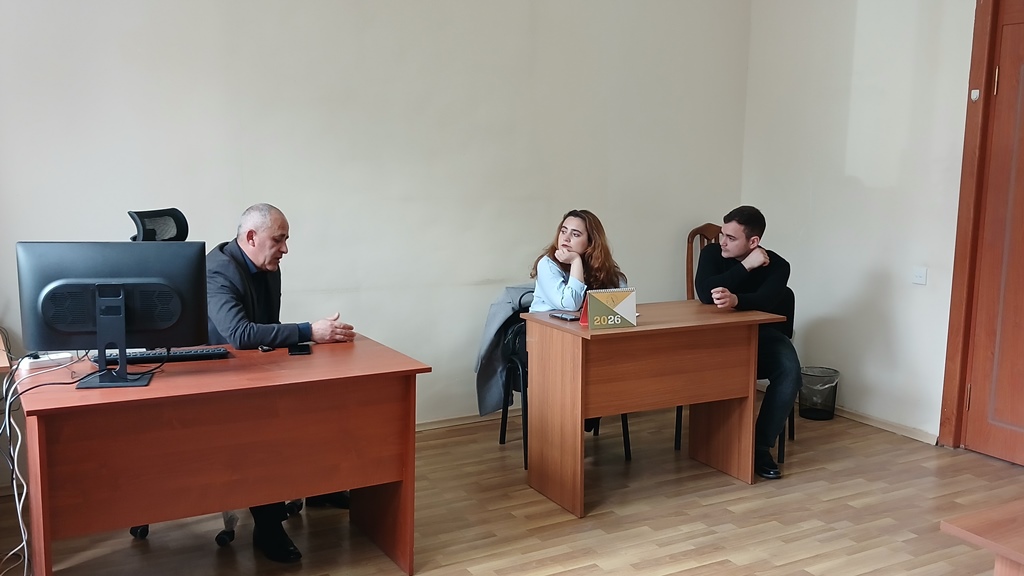 “Azərbaycanın qərb bölgəsində kurqan mədəniyyəti” mövusunda mühazirə keçirilib