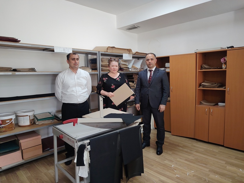 Elmi irs şöbəsinin əməkdaşları Milli Arxiv İdarəsində təcrübə keçiblər