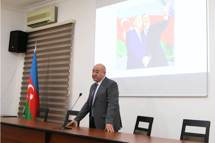Respublika Seysmoloji Xidmət Mərkəzində Milli Qurtuluş Gününə həsr olunmuş tədbir keçirilib