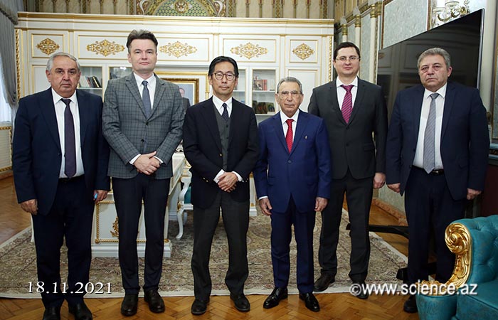 Academician Ramiz Mehdiyev met with the management of the Moscow representative office of the Japanese company Tokyo Boeki Group