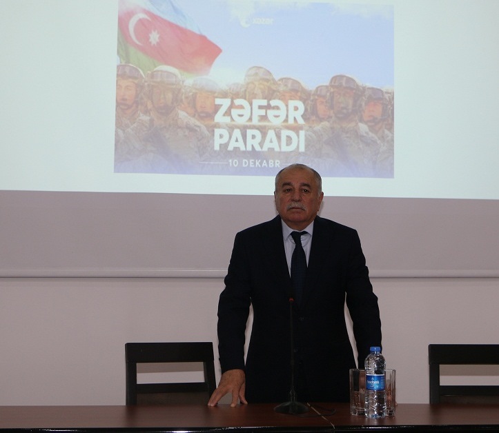 Seysmoloji Mərkəzdə 8 Noyabr - Zəfər Günü qeyd olunub